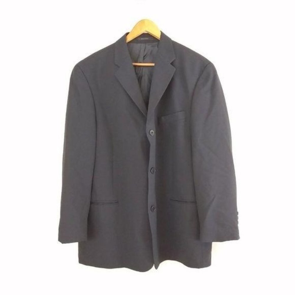 DKNY black 3 front pocket Blazer Size 42 regular